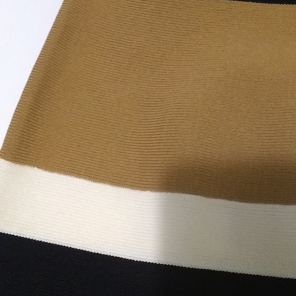 Anne Klein Colorblock Stretch Knit Midi Dress NWT Size M MSRP $118 - Picture 9 of 15